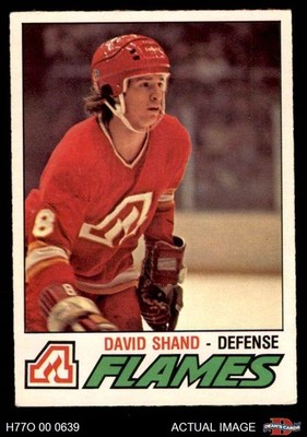 1977 O-Pee-Chee #355 David Shand Flames RC 4 - VG/EX