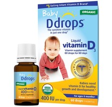 Baby 400 IU, Vitamin D, 60 Drops 1.7mL 0.06 Fl. Oz Pack of 1 