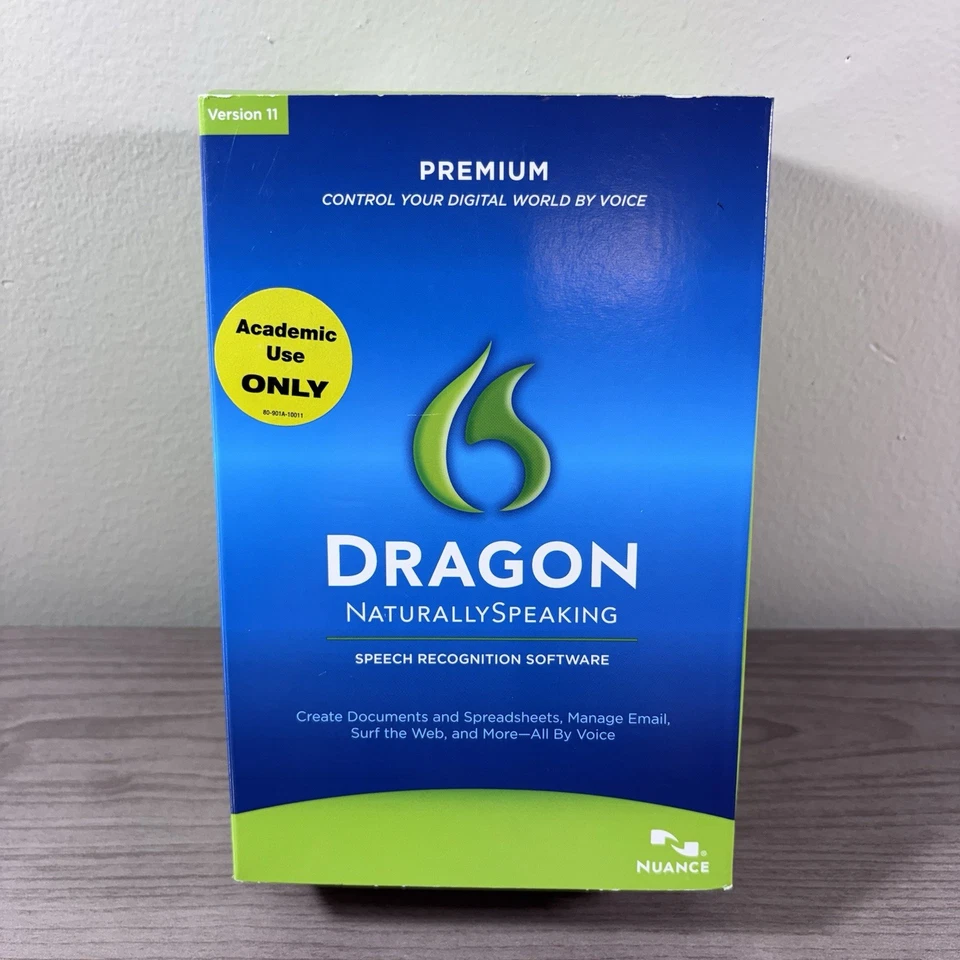 Dragon Naturally Speaking Speech Recognition Software Premium Version Home 11.5 - Image 2 of 4