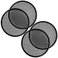 2 Pair 12 Inch Subwoofer Metal Waffle Grills - Universal Speaker Cover Guard