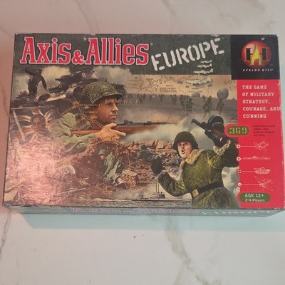 Avalon Hill Axis & Allies Europe Board Game 369, 1999, Bulk/Lot, Ages 12+