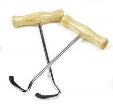 Equi-Essentials Boot Hooks Wood Handle