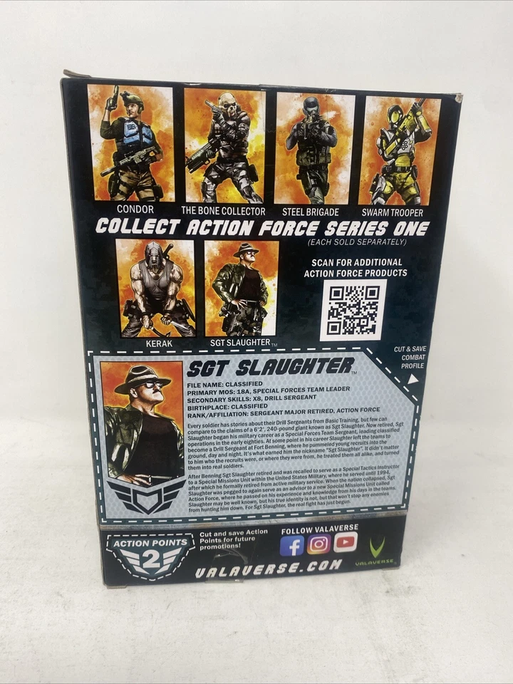 Action Force Valaverse SGT MATANZA Serie 1 - Nuevo en caja Foto 2 de 4