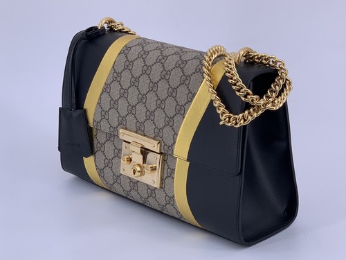 Nuova borsa donna luxury originale Gucci GG lucchetto pelle -432679 - Foto 7 di 11