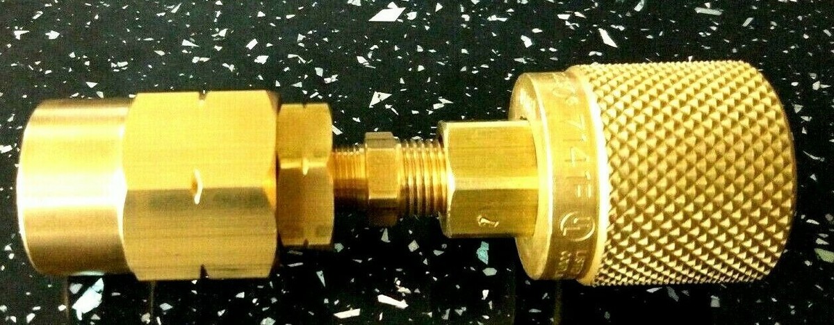 Forklift Propane Bottle Adapter Set – Brass POL Connector For
