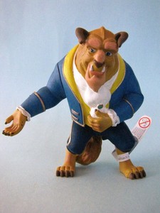 la Belle and the BEAST Figurine beast 3 7//8in DISNEY figure 124635