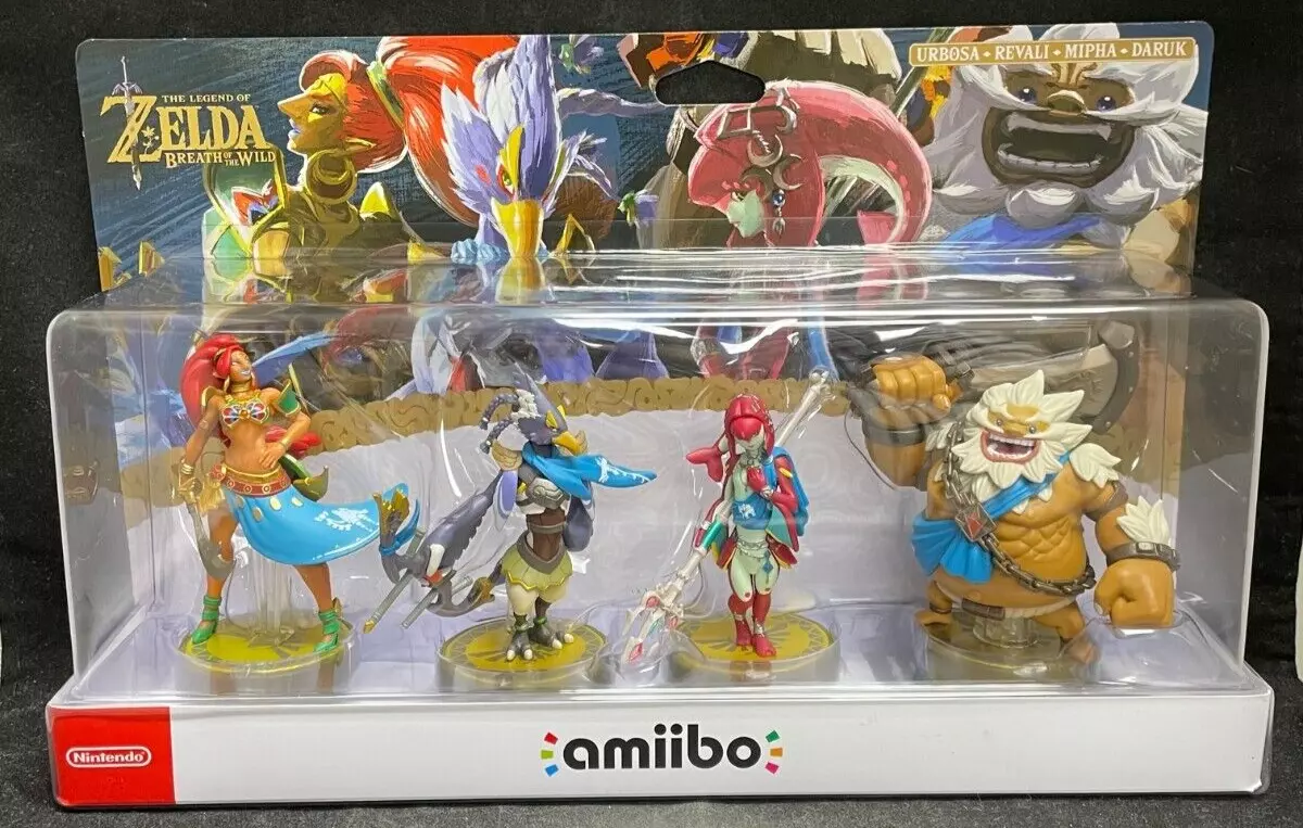 The Breath of the Wild Four Champions Pack Amiibo NEW | eBay