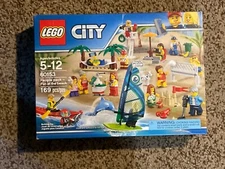 NIB Lego City People Pack-Fun at the Beach.  60153.  See Pictures.  RETIRED.