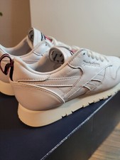 Reebok Classic Leather White,Running Course A Pied Unisex Shoes USA Size 4.5