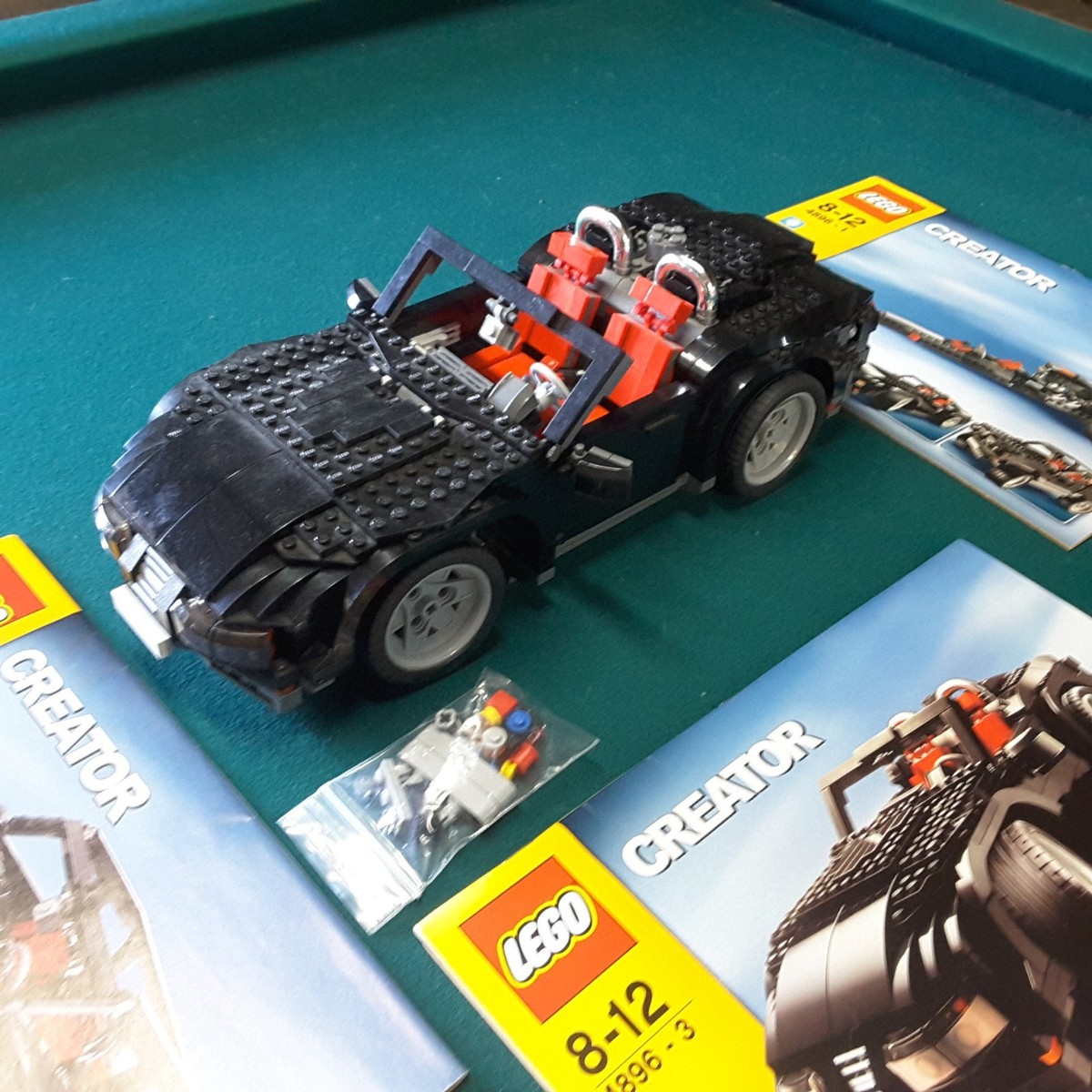 Lego Creator 4896 Roaring Roadster Jeep SUV Dragster Corvette 