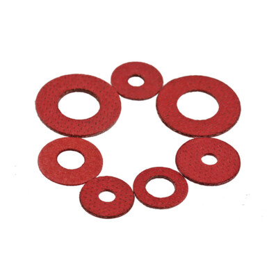 #ad #ad Red Fibre Flat Sealing Washers M2 M2.5 M3 M4 M5 M6 M8 Metric Flat Gasket Round $29.75