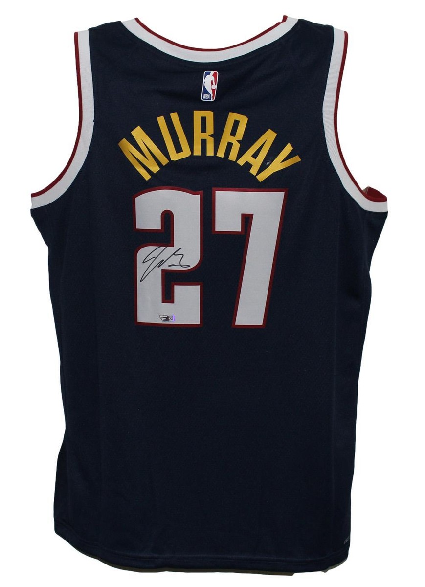 Jamal Murray Signed Denver Nuggets Dark Blue Swingman 52 Jersey