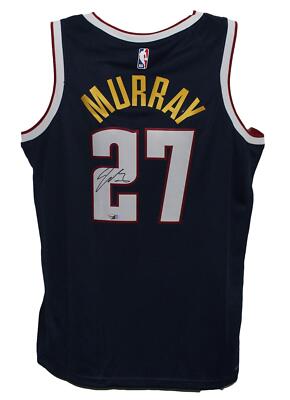 Jamal Murray Signed Denver Nuggets Dark Blue Swingman 52 Jersey