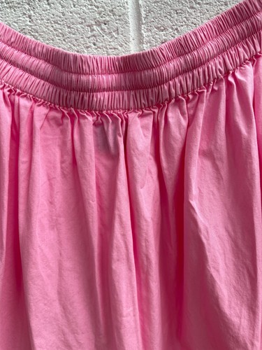 SWF Puff Sleeve Crop Tiered Maxi Skirt Set Pink Size AU 10 RRP 559 WITH DEFECTS - Picture 5 of 12