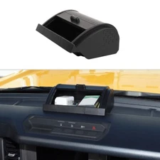 Black Central Console Dash Storage Box Tray Organizer Case For Ford Bronco 2021+