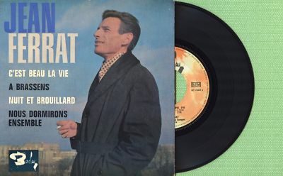 JEAN FERRAT / C'est beau la vie / BARCLAY 70.613 M Press France 1964 EP EX