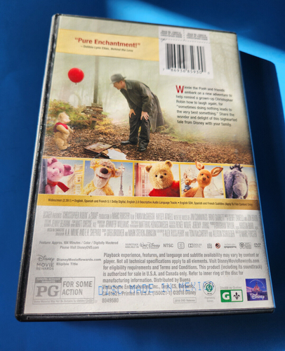 CHRISTOPHER ROBIN - DVD - EWAN MCGREGOR AND HAYLEY ATWELL - RATED PG 2018 a - Picture 3 of 3