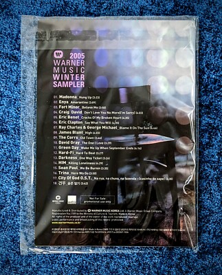 MADONNA HUNG UP PROMO CD WARNER KOREA WINTER SAMPLE 2005 LONG BOX