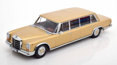 1:18 KK-Scale Mercedes 600 LWB W100 Pullman 1964 goldmetallic