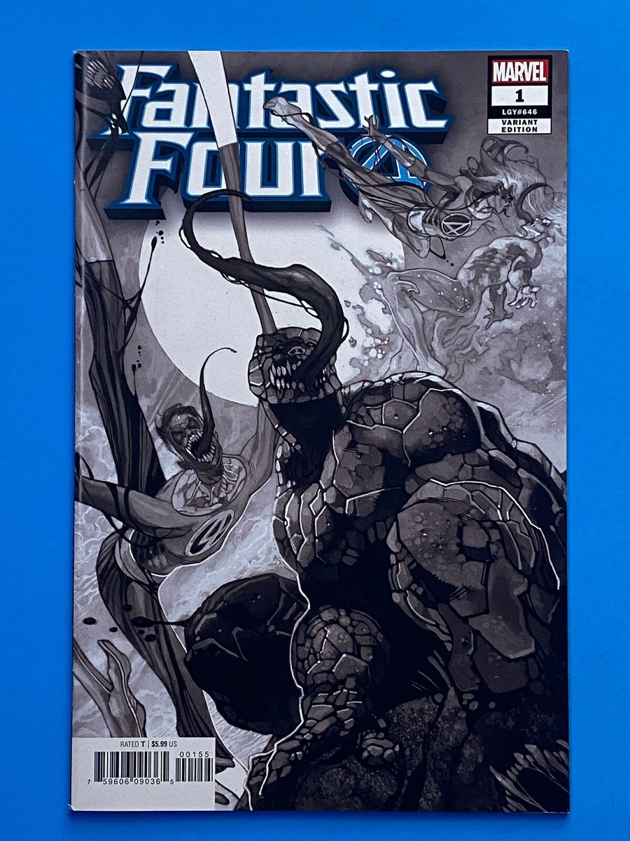 FANTASTIC FOUR #1 (MARVEL 2018) VENOMIZED VARIANT | PARTY SKETCH