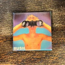 RUSH Power Windows Tour Pin 1984 - MERCH Geddy Lee PROG Neil Peart VINTAGE NOS