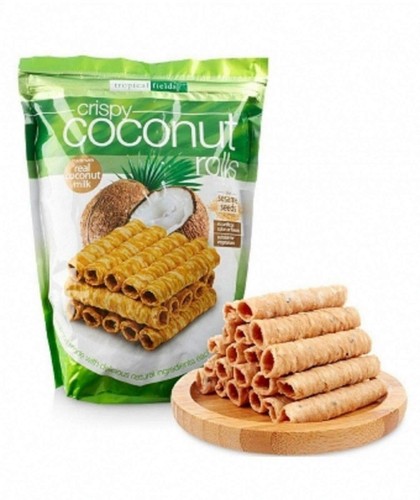 Tropical Fields rotoli di cocco croccanti 9,3 oz realizzati con vero latte di cocco - Foto 2 di 3