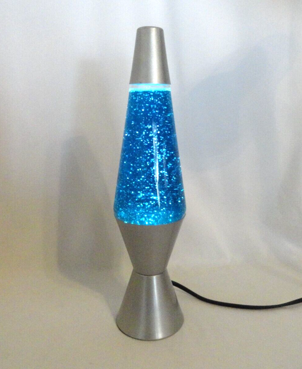 2003 BLUE GLITTER LAVA LAMP 14 1/2" TALL🌟 eBay