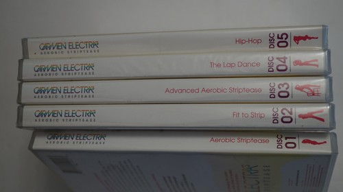 5 Carmen Electra Actress Aerobic Dancing Lessons Complete DVD Box Set NEW SEALED - Picture 4 of 7
