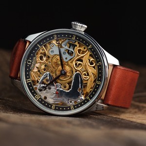 skeleton watch omega