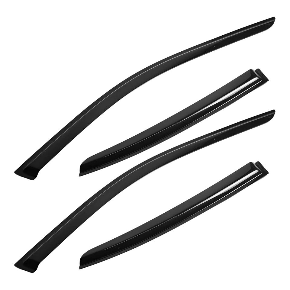 Viseras de ventana originales Lexus GS F GS350 GS450h 2013-2020 deflector de ventilación solar viento Foto 2 de 4