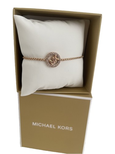 Michael Kors Portia Rose Gold MK-3826 Pave Crystal Watch 