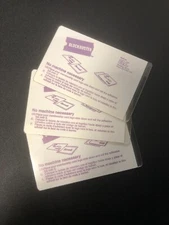 📼*VINTAGE* Blockbuster Video Membership Card Laminate Sleeves📼Lot Of 10