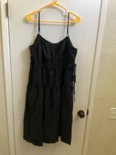 Women "Universal Threads" black spaghetti strap sundress. Size : P.O.