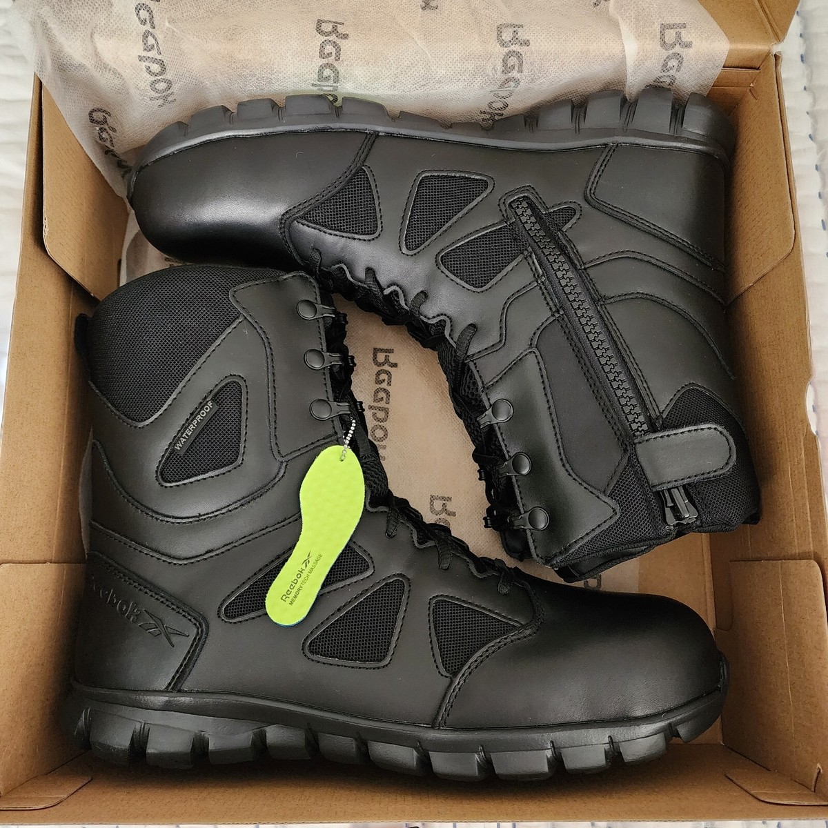 Botas Taticas Reebok Botas Tácticas Negras Reebok De Segunda Mano Por