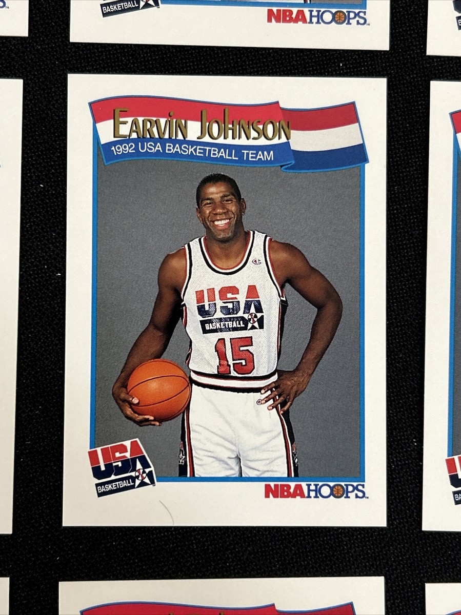 1991 NBA Hoops USA Dream Team Olympic 15 Card Mint Set Michael