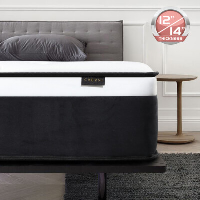 8/10/12/14'' Twin Full Queen King Mattress Hybrid Spring Memory Foam Bed In A Box