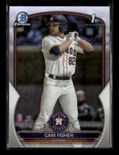 2023 Bowman Draft #BDC-35 Cam Fisher Chrome Refractor Houston Astros