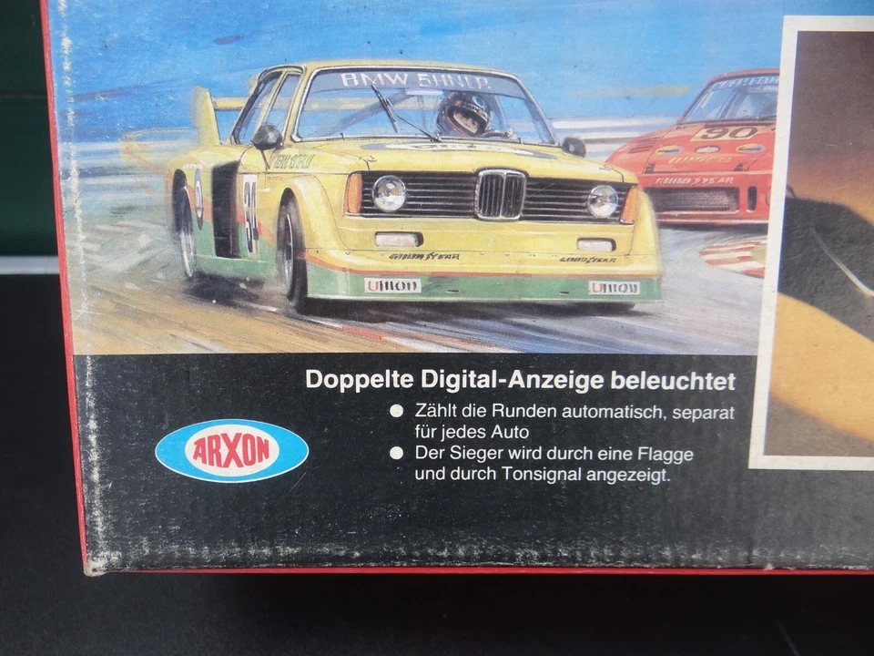 Rundenzähler TCR Freispur Bahn Rennbahn Zubehör Schienen Arxon 1986 NEU OVP - Bild 2 von 4
