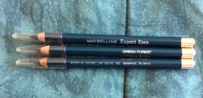 Lot Of 3 Maybelline Expert Eyeliner - Green Forest