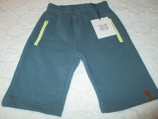 Deux Par Deux Boy's 7 Dark Green Cotton Polyester Athletic Shorts