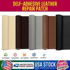 NEW Self Adhesive PU Faux Leather Fabric Repair Patch Kit for Car seat Sofas