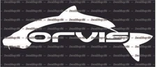 ORVIS Fishing/Hunting/Sporting Clothing-Gear - Vinyl Die-Cut Peel N' Stick Decal