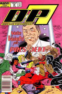 D.P.7 DP7 #28 New Universe Marvel Comics Newsstand February Feb 1989 (VF)