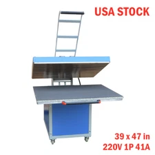 USA-39" x 47" Large Format Manual Heat Press Machine Thermo Transfer 220V 41A