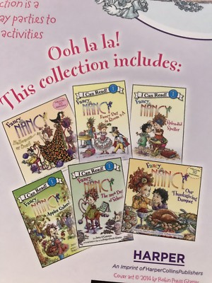 FANCY NANCY Amelia Bedelia Hardcover Posh Puppy & Splendiferous