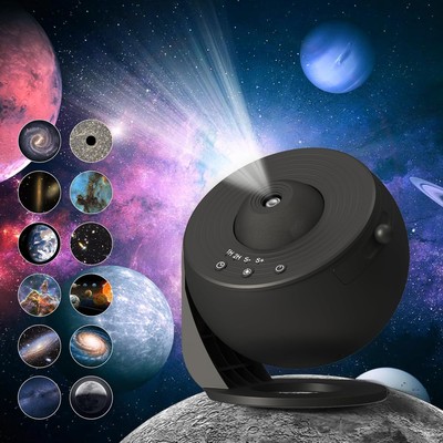 12in1 Kinder LED Sternenhimmel Projektor, Skylight Projector,Planet Discs Galaxy