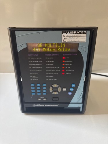 GE MULTILIN 469-P5-HI-A20 MOTOR MANAGEMENT RELAY