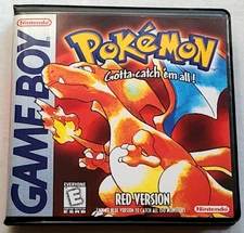 Pokemon Red CASE ONLY Game Boy Box Pokémon