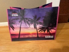 HAWAII COSTCO REUSABLE SHOPPING TOTE BAG ECO RECYCLED OCEAN PLASTIC BRAND NEW