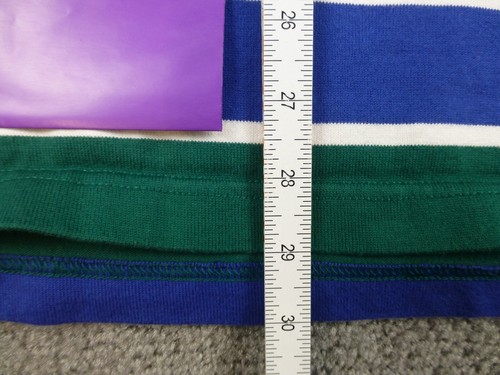 Brooks Brothers Rugby Polo Shirt Mens XL Blue Green Striped Long Sleeve Preppy - Picture 6 of 8